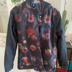 aperture womens snowboarding jacket floral